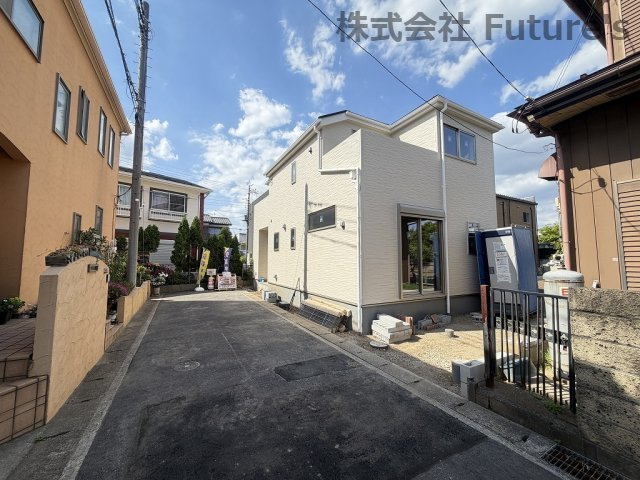 八潮市大字二丁目　新築戸建の前面道路含む現地写真|前面道路含む現地写真です。