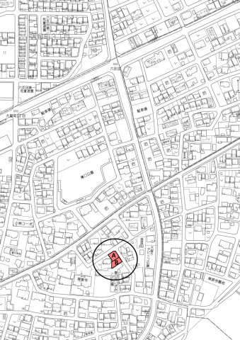 2区画分譲地　春日井市大留町5丁目　B区画の地図