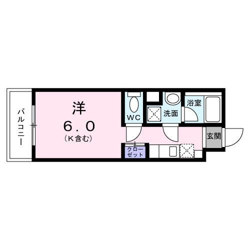 ブルー　パレット　新宿中落合の間取り