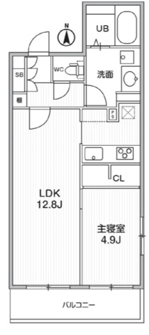 【間取り】 | THE PALMS MUSE 新江古田