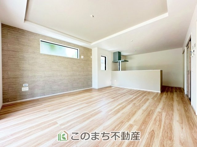 リガーレ塩谷郡高根沢町24期の居間・リビング|オープンでのびやかな空間を生み出す、こだわりの広がりとゆとり。家族と過ごす時間を大切にしたい方にぴったりの明るくゆとりある住空間です。
