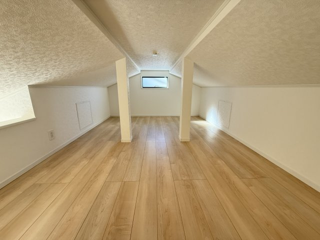 クレイドルガーデン前橋市稲荷新田町第３　１号棟（平屋）の設備|７帖の広さのロフト付きです！納戸としてご利用しても、お子様の秘密基地としても使い方は自由自在です。