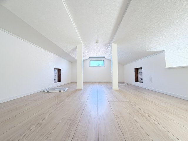クレイドルガーデン前橋市稲荷新田町第３　１号棟（平屋）の設備|７帖の広さのロフト付きです！納戸としてご利用しても、お子様の秘密基地としても使い方は自由自在です。