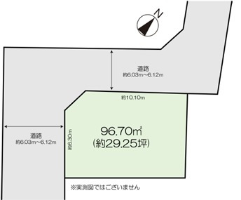 狭山市北入曽　建築条件なし売地　西武新宿線『入曽駅』徒歩15分　【入間野小学区】の土地図