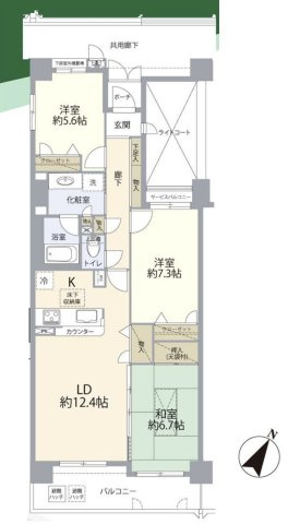 【間取り】 | ダイアパレス川越新河岸