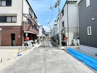【前面道路含む現地写真】 | 高槻市唐崎中1丁目　新築戸建