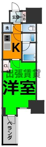 仲介手数料０円！セイワパレス丸の内駅前プレミアの間取り