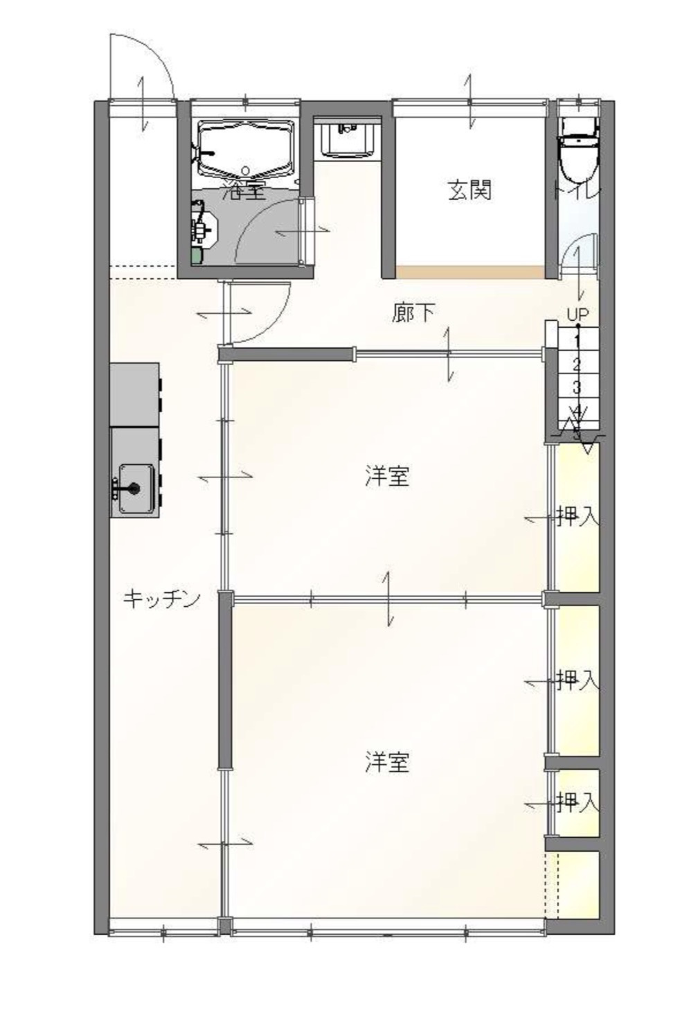 立川町５丁目の間取り|1F