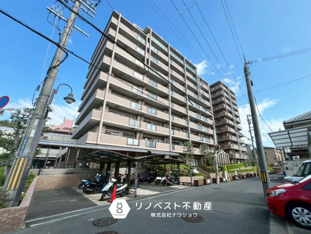 イトーピア枚岡公園の外観|総戸数118戸のビックコミュニティ！南向き採光につき陽当たり良好です◎