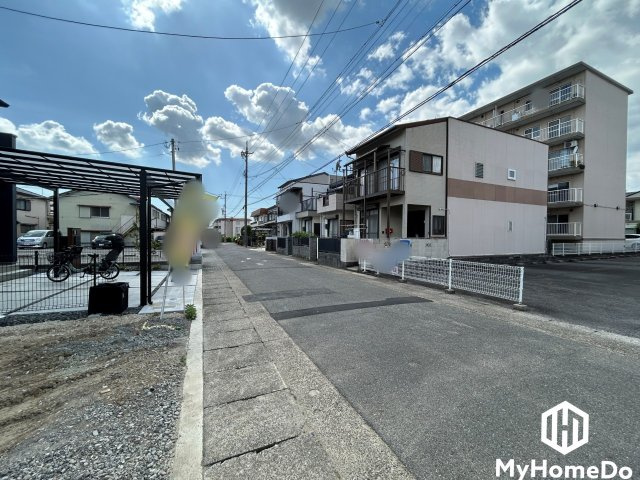 北区楠第2の前面道路含む現地写真