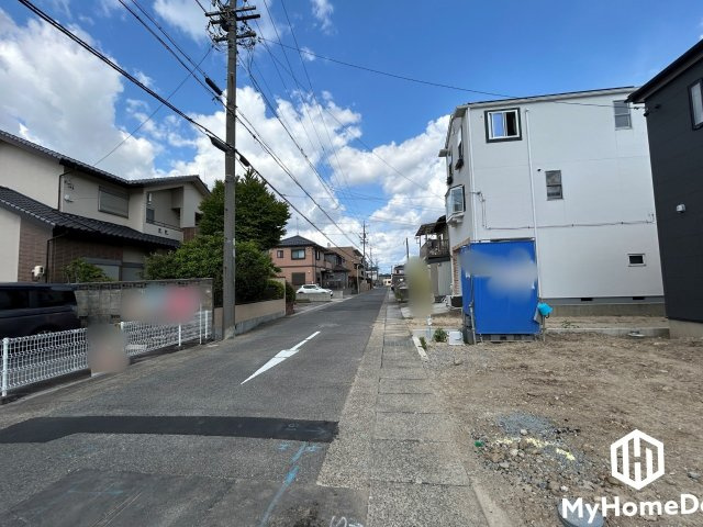 北区楠第2の前面道路含む現地写真