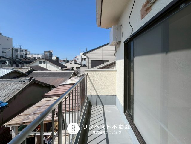 東大阪市横沼町2丁目のバルコニー|【リノベスト不動産】土日祝も営業中！HPより来店予約も可能です◎