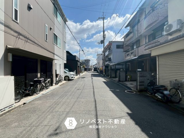 東大阪市横沼町2丁目の前面道路含む現地写真|【リノベスト不動産】東大阪市・生野区・東成区での物件探しは弊社にお任せください！