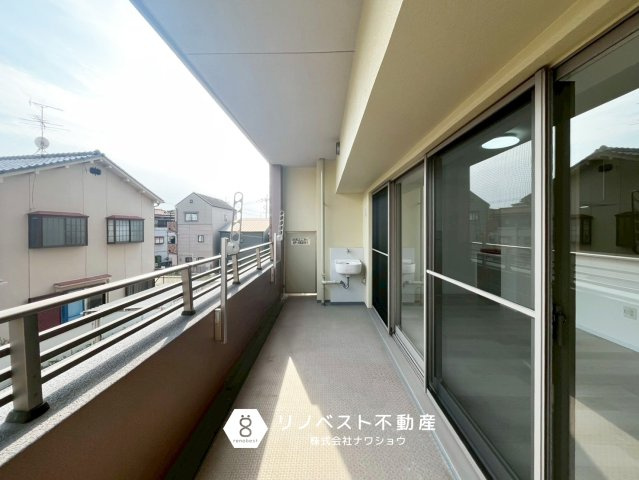 メゾンドール瓢箪山のバルコニー|【リノベスト不動産】リフォーム・リノベーションのご相談も承ります♪
