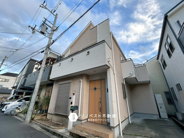 東大阪市古箕輪1丁目の外観|水回り集結しており家事導線の良い間取りです！1台分駐車スペース有◎