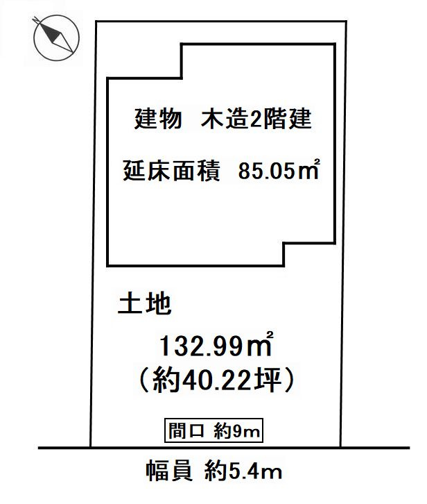 知多市新舞子字浜田の区画図