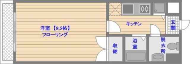 ピュアドームエクセレント高宮の間取り