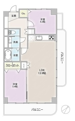 エスポア一社の間取り