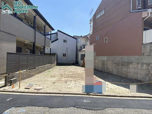 田中里ノ内町 建築条件なし 土地の外観