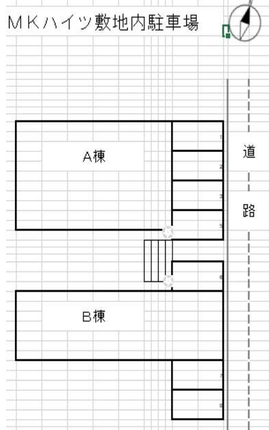 MK ハイツ A棟の区画図
