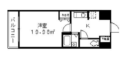 スライビング冷泉の間取り