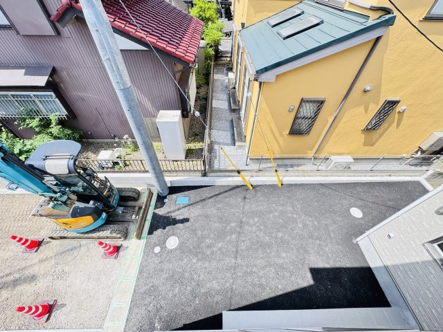 柏市南高柳新築戸建【高柳小学校：10分】の展望|バルコニーより南西側眺望