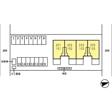 D-roomアネシスの区画図