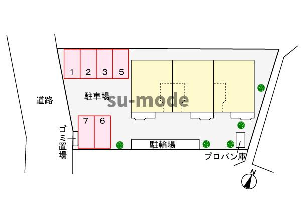 カサアビーテの地図