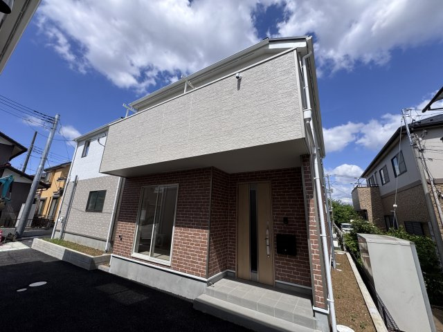 柏市南高柳新築戸建【高柳小学校：10分】の外観|2号棟外観・完成済み内覧可能です！