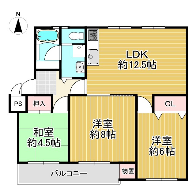 長岡天神ハイツ7棟