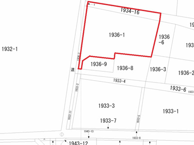 【区画図】 | 佐久市新子田伊勢林中古住宅