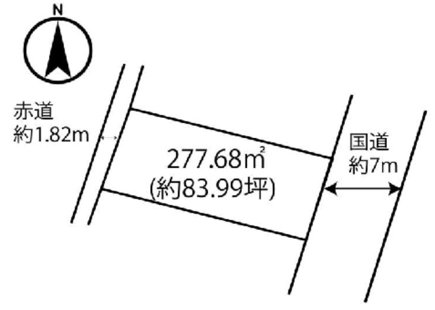 小山市間々田　売土地83.99坪