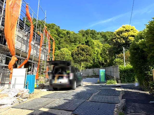 海まで6分！スローライフの前面道路含む現地写真|前面道路
