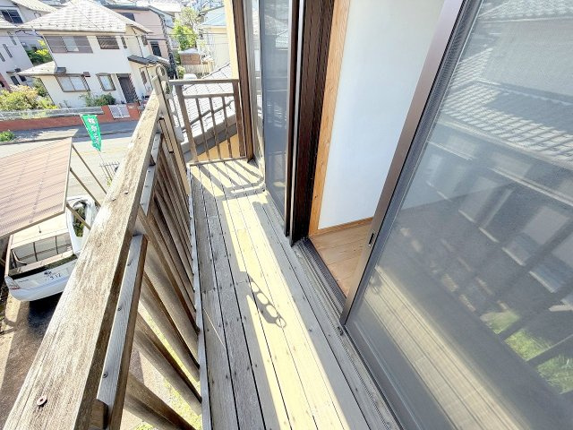 日の出町平井　中古戸建のバルコニー