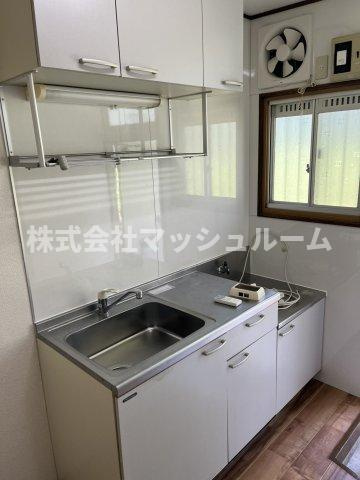 ハイツ城山A棟のキッチン
