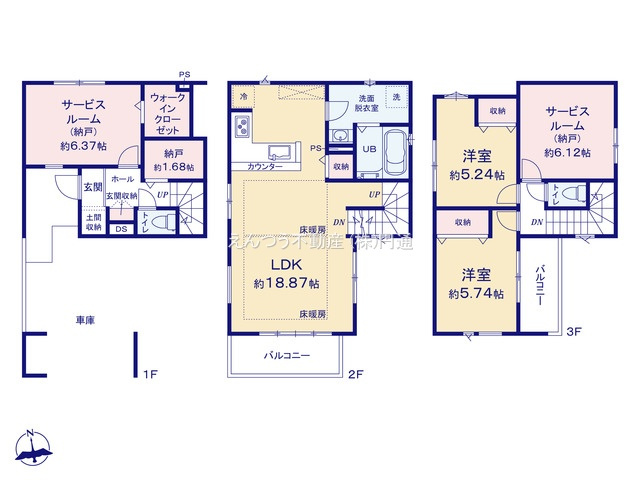 KEIAI GRACE大喜町2期の間取り