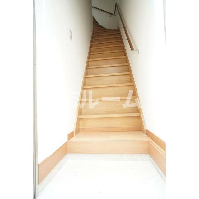 板橋区仲宿のアパートの玄関