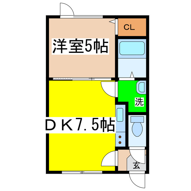 エステートｉｎコンフォートの間取り