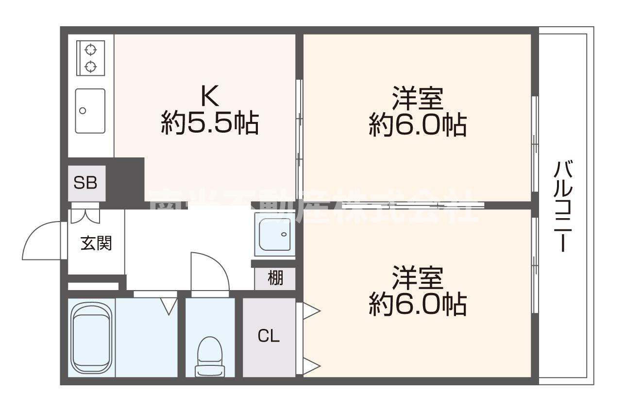 トリプルステーション菱屋西の間取り