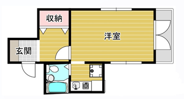メゾンドマール学園前の間取り
