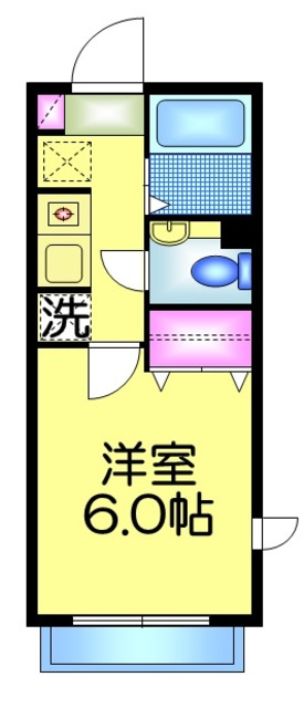 コンフォール・オセロの間取り|★角部屋２面窓★