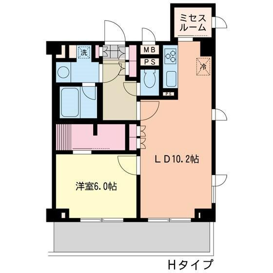 エスティメゾン代沢の間取り