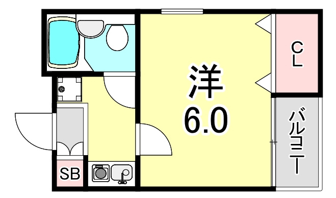 THREE FIELD和田岬の間取り