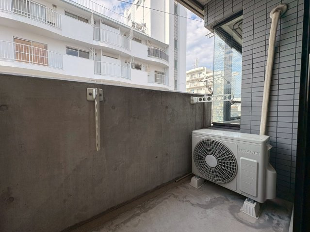 ルシード小阪のバルコニー