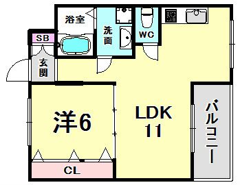 モンルポダフネの間取り