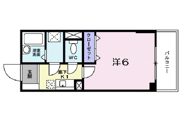 パピヨン青木の間取り