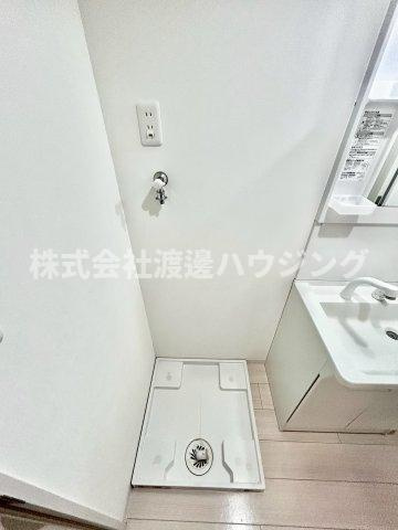 レジデンスコート江坂の設備|室内洗濯パン