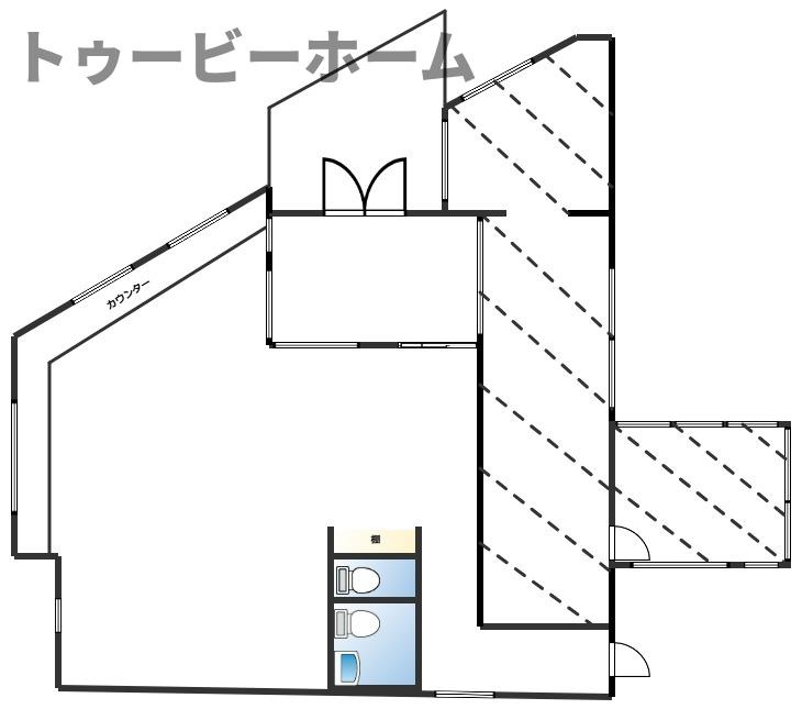 川越市仙波町3丁目　店舗の間取り