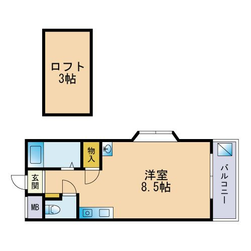 フォルム室見の間取り