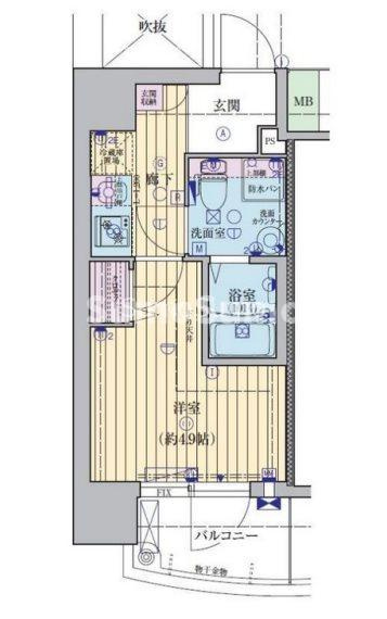 ファーストフィオーレ心斎橋イーストⅢの間取り